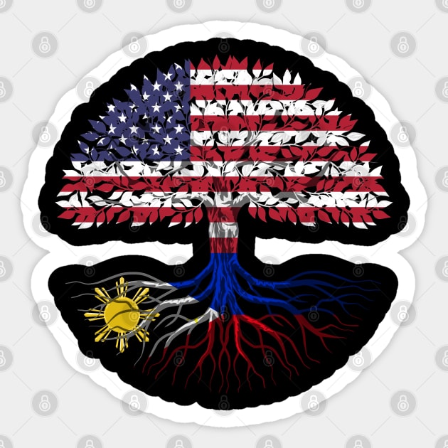 Filipino American citizenship gift Sticker by SerenityByAlex